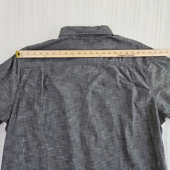 The Foundry Short Sleeve Shirt Men's 3XL Black Button Pockets Workwear EUC LN - Picture 8 of 11